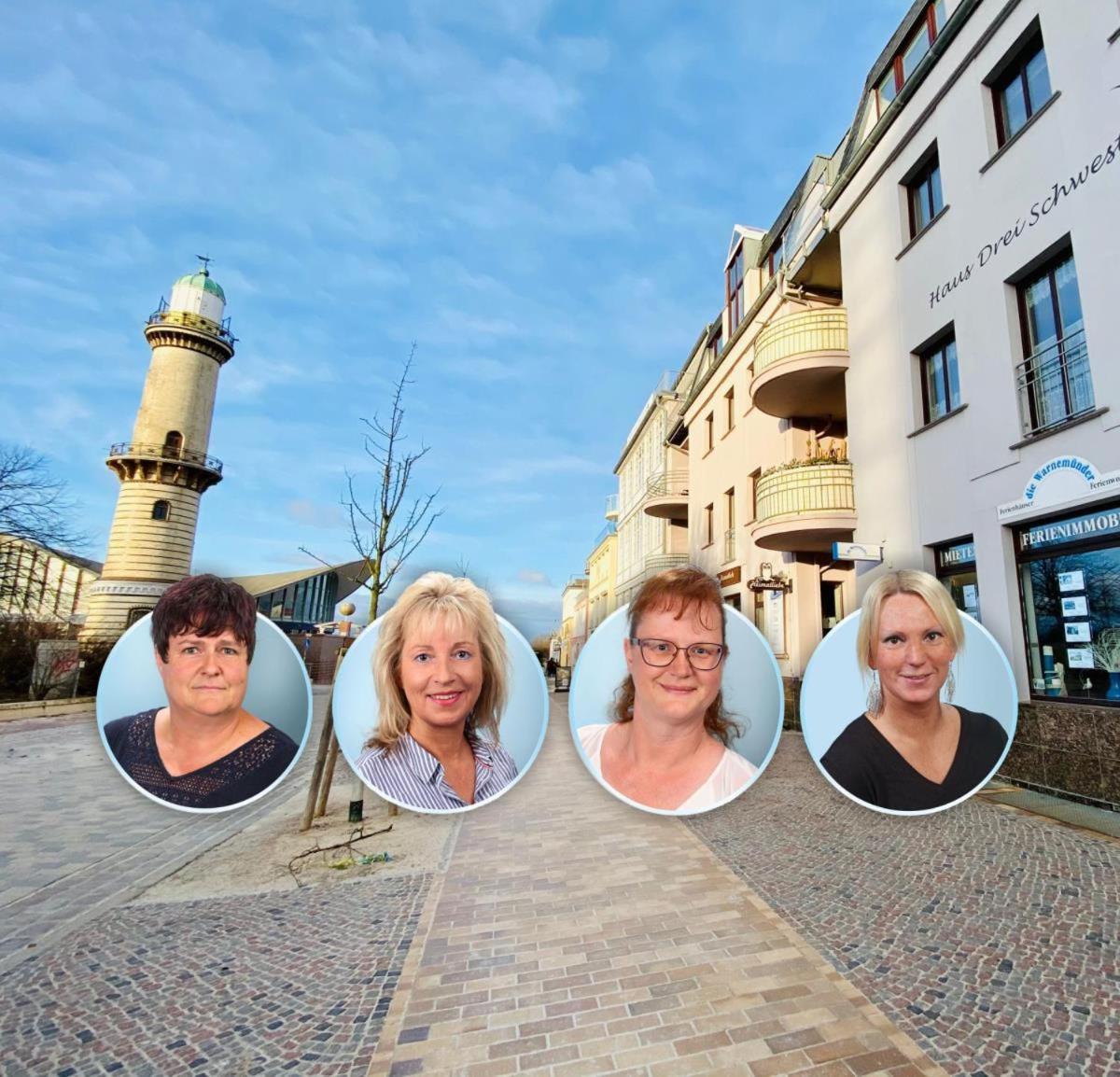 Apartamento Mond, am Warnemünder Kirchenplatz Rostock Exterior foto